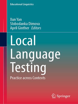 cover image of Local Language Testing